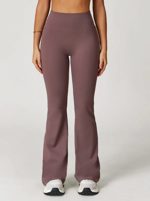 High Waist Flare Leggings for Stylish Fitness & Yoga Wear