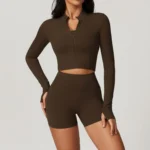 Chic Quick-Dry Women's Yoga Jacket for Active Lifestyle - Image 6