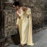 Elegant 3-Piece Women's Dress & Cardigan Set for Any Occasion - Image 2