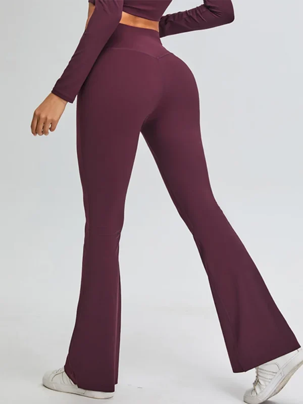 High-Waisted Flare Leggings for Women - Stylish Yoga Pants