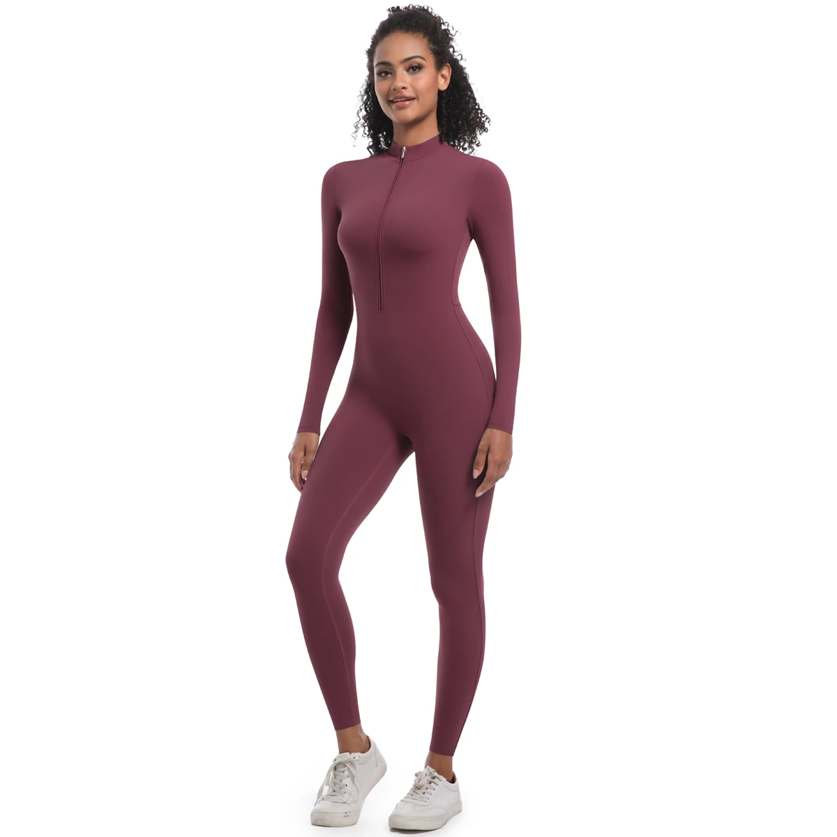 kf-Sa7cb8cab20fd4eedba57fa95b610d97bO Luxury Seamless Yoga Jumpsuit for Women - Stylish Fitness Bodysuit