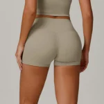High-Waist Impact Yoga Shorts for Stylish Workout Performance - Image 5