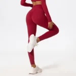 Luxurious Women's Stretch Leggings for Yoga & Running Comfort - Image 3