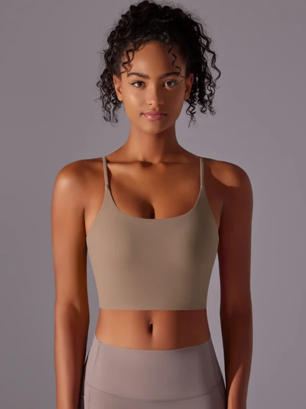 Naked Feel Suspenders Yoga Tank - Stylish Gym Essential