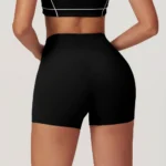 High-Waisted Yoga Shorts for Women | Stylish Fitness & Comfort - Image 3