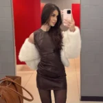 Chic Sleeveless Leather Maxi Dress for Summer Elegance - Image 6