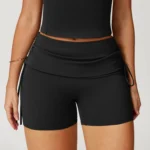 High-Waist Women's Yoga Shorts - Squat-Proof & Quick-Dry - Image 5