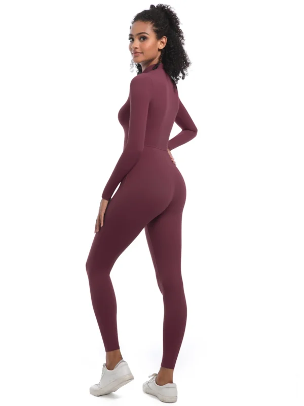Luxury Seamless Yoga Jumpsuit for Women - Stylish Fitness Bodysuit