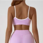 Stylish Women's Yoga Bra with Detachable Pads & Breathable Design - Image 4