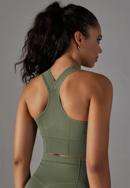 Seamless Sports Bra for Women - Shockproof Gym Comfort