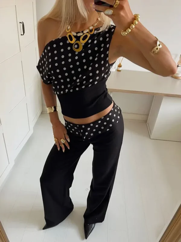 Zebra Print Chic Two-Piece Pants Set for Effortless Style