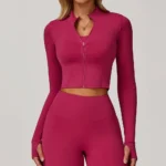 Chic Quick-Dry Women's Yoga Jacket for Active Lifestyle