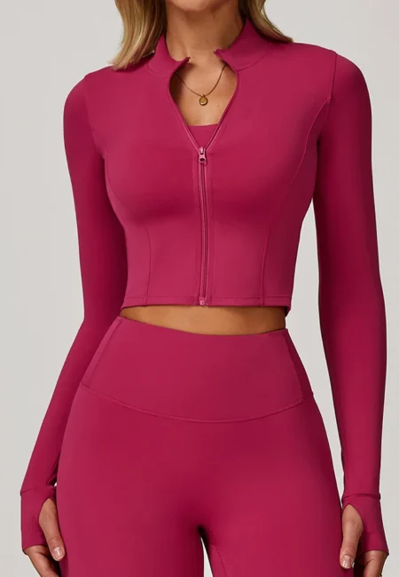 Premium Quick-Dry Yoga Jacket - Breathable Athletic Wear