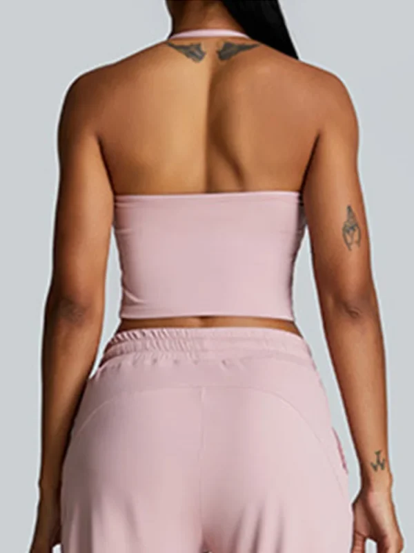 High Support Halter Sports Bra for Active Women - Stylish & Versatile