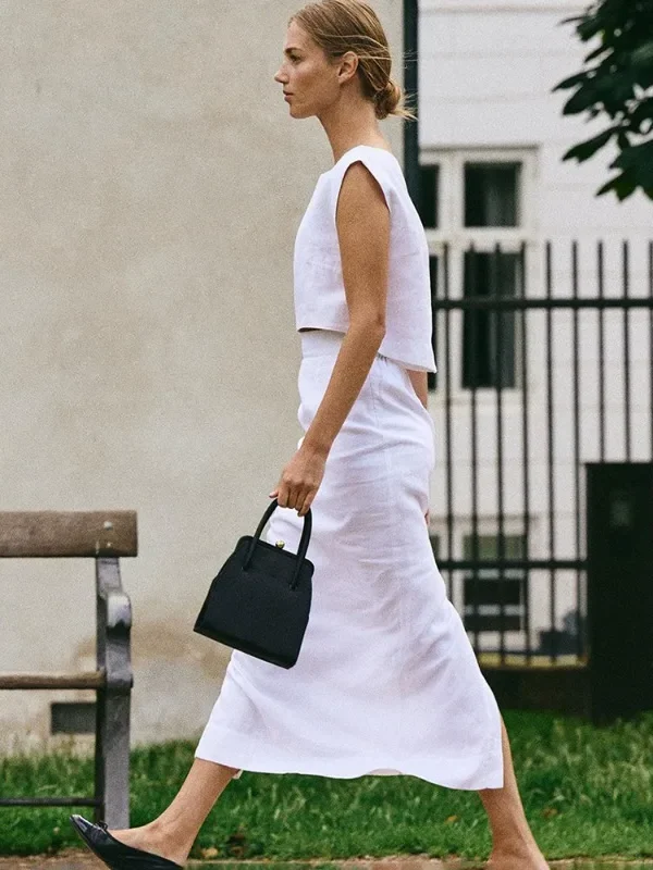 Chic Women's Two-Piece Summer Skirt Set: Elegant & Versatile