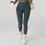 High-Waisted Seamless Yoga Leggings for Women - Scrunch Design - Image 6