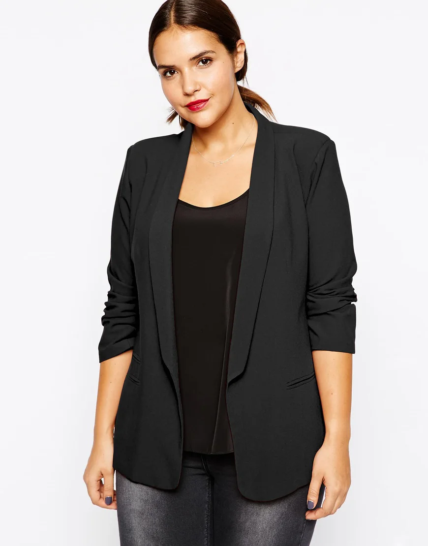 kf-H3f2d39eec97b45b180ad195bbd2d33b8W Elegant Plus Size Open Front Blazer for Every Occasion