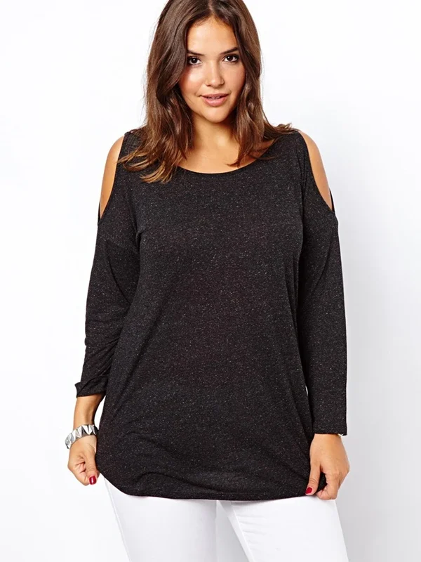 Chic Plus Size Off-Shoulder Blouse for Every Occasion