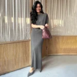 Chic Two-Piece Knitted Dress Set for Effortless Summer Style - Image 6