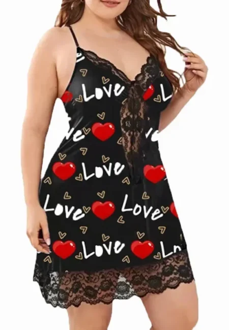 Ruffled Edge Women's Pajamas - Luxurious Oversized Camisole