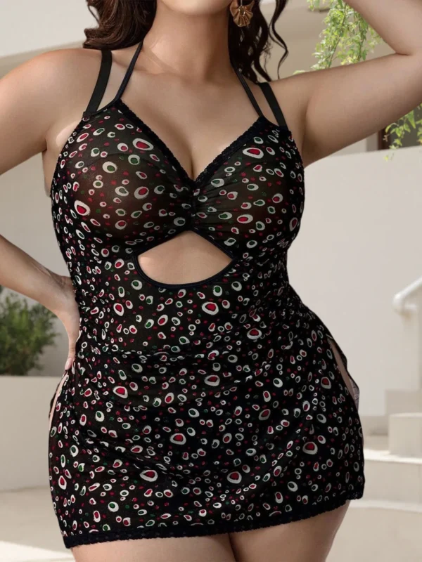 Chic Plus Size Sleeveless Halter Dress for Effortless Summer Elegance