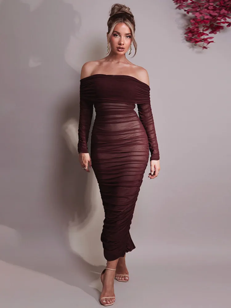 Kf-S4E0Ccf1E40C84D4A8064518Ee6F07A7Fe Elegant Off-Shoulder Maxi Dress For Autumn Soirées