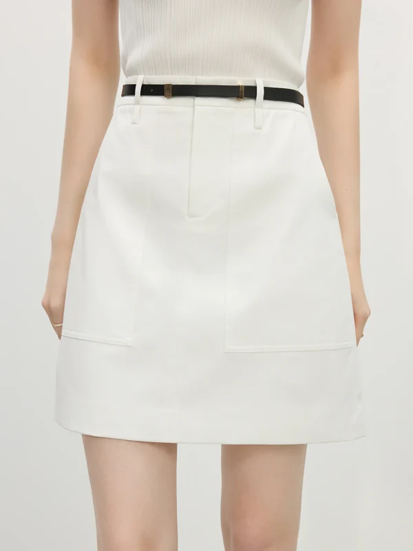 Chic A-Line Mini Skirt for Women - Versatile Spring Style