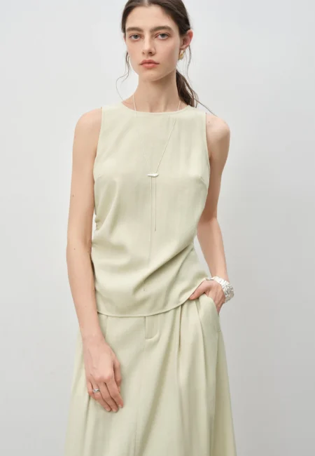 Timeless High Waisted Skirt & Top Set for Effortless Elegance
