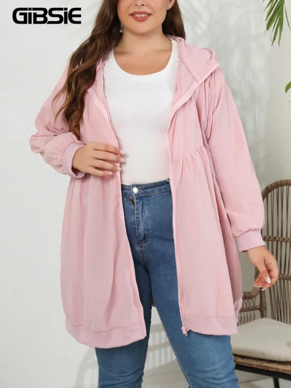 Chic Plus Size Long Jacket for Effortless All-Season Style