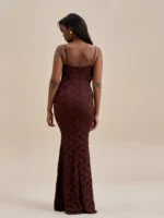 Elegant Backless Lace Maxi Dress for Summer Soirees - Image 5