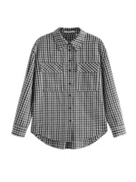 Chic Retro Checkered Fashion Set for Autumn Elegance - Image 5