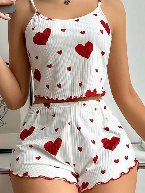 Chic Women's 2-Piece Pajamas Set for Summer Comfort