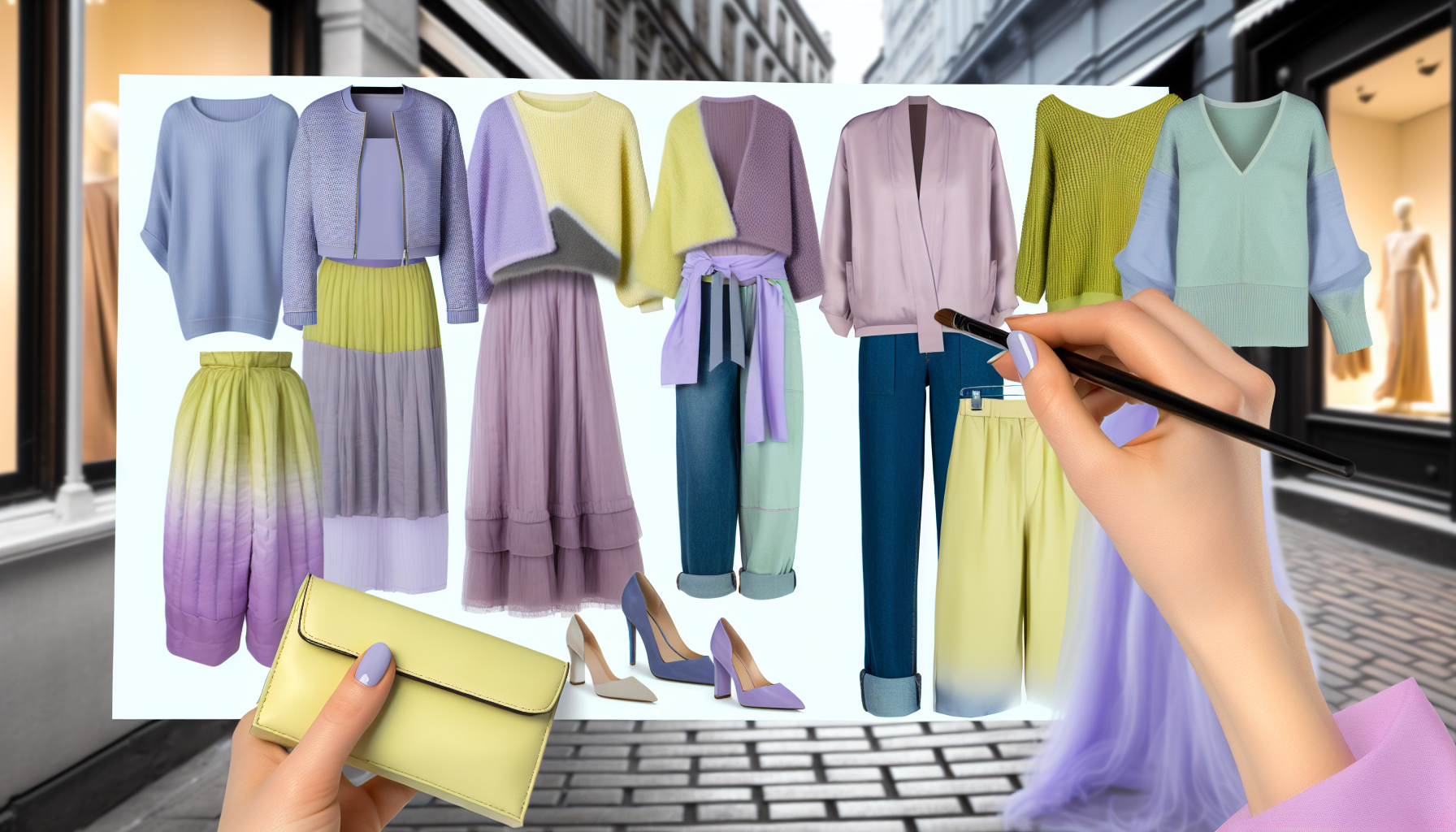 Pastel Color Outfits For Spring