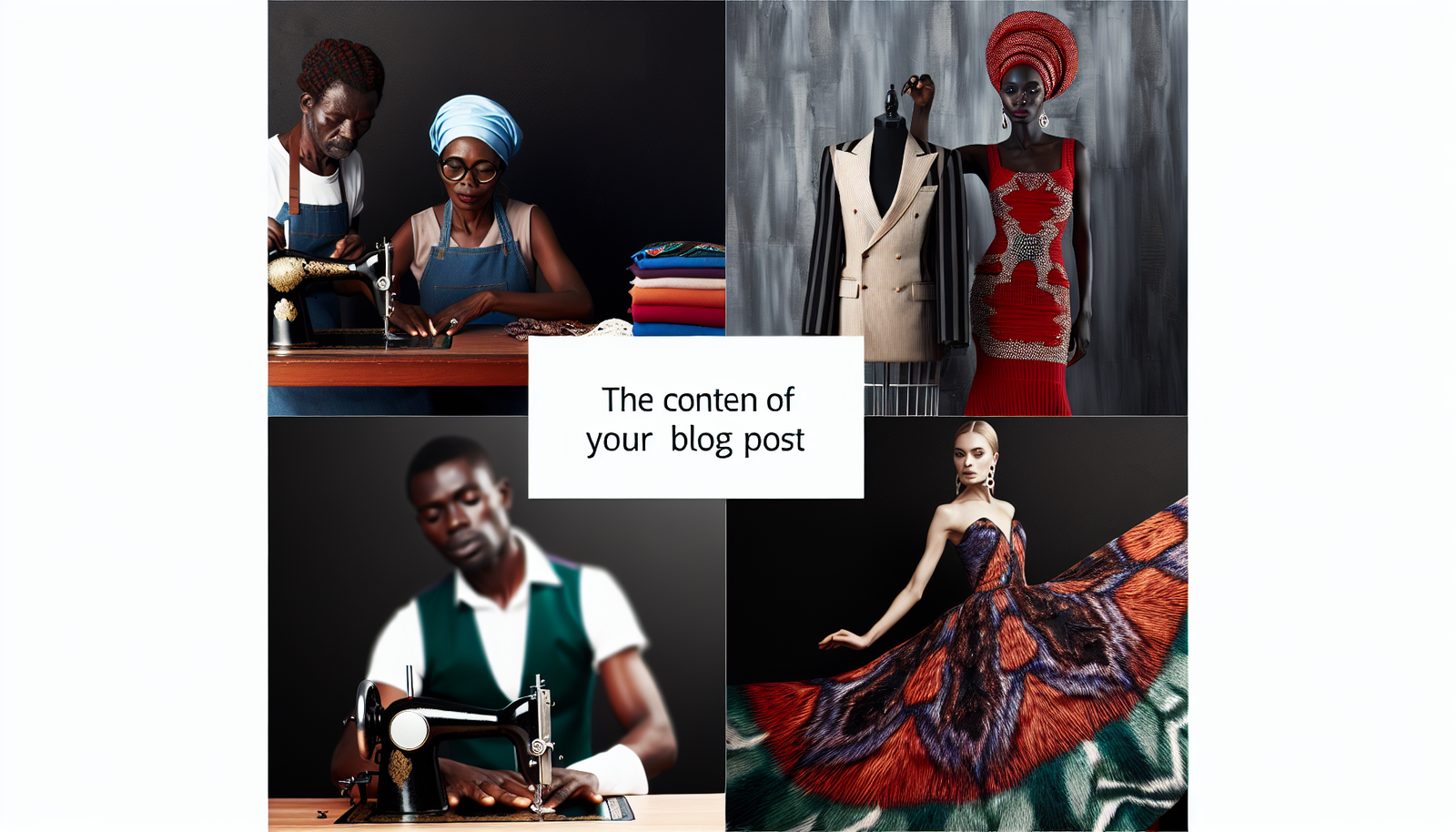 The content of your blog post: Does it focus on history, craftsmanship, styling tips, or a specific brand?