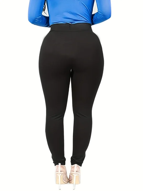Chic Plus Size Black Leggings for Effortless Spring Style