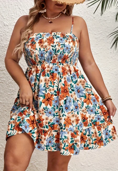 Floral Plus Size Summer Dress for Effortless Elegance