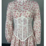 Chic V-Neck Ruffled Mini Dress for Summer Parties - Image 4