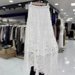 Bohemian A-Line Crochet Skirt for Effortless Summer Style - Image 4