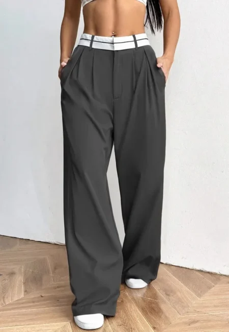 Elegant Wide Leg Trousers for Women - Comfort Meets Style