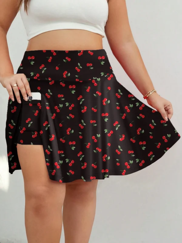 Luxurious Plus-Size Two-Piece Skirt Set for Effortless Style