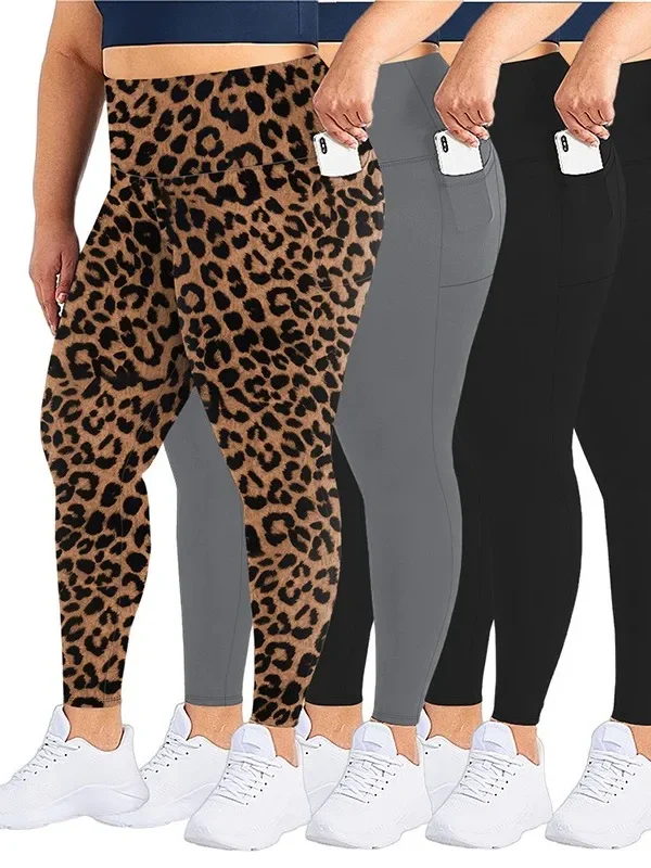 Plus Size High-Waisted Yoga Pants - Booty-Lifting Leggings