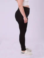 Warmth & Style: Plus Size High-Waisted Fleece Leggings - Image 5