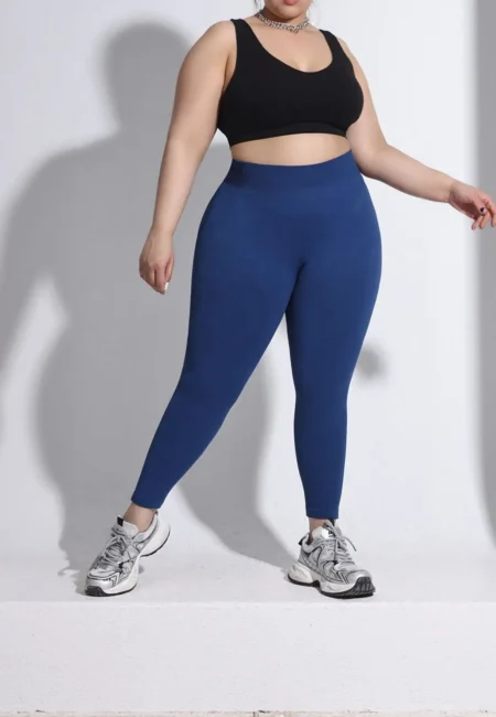 Mileegirl Plus Size Yoga Pants: Seamless Quick-Dry Leggings