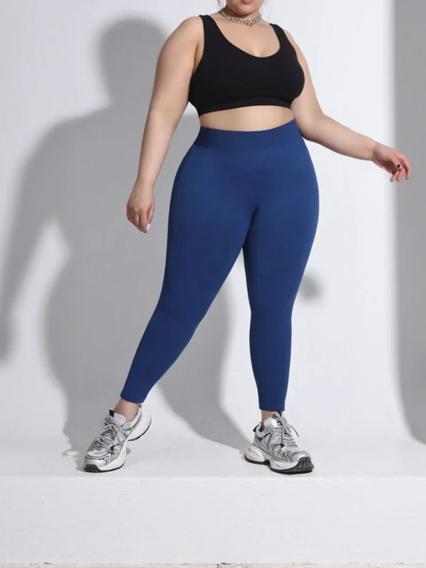 Mileegirl Plus Size Yoga Pants: Seamless Quick-Dry Leggings