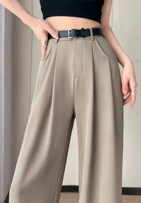 Elegant High Waist Wide Leg Pants for Effortless Style