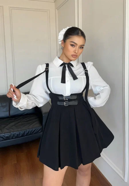 Plus Size High-Waisted Peplum Skirt for Effortless Style