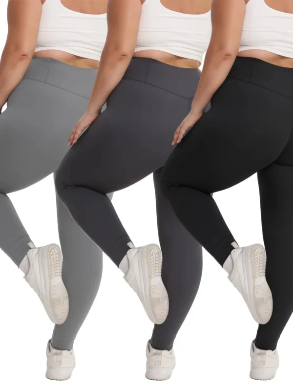 High-Waist Plus Size Gym Leggings for Ultimate Comfort