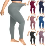 Plus Size High-Waist Yoga Pants for Effortless Style - Image 7