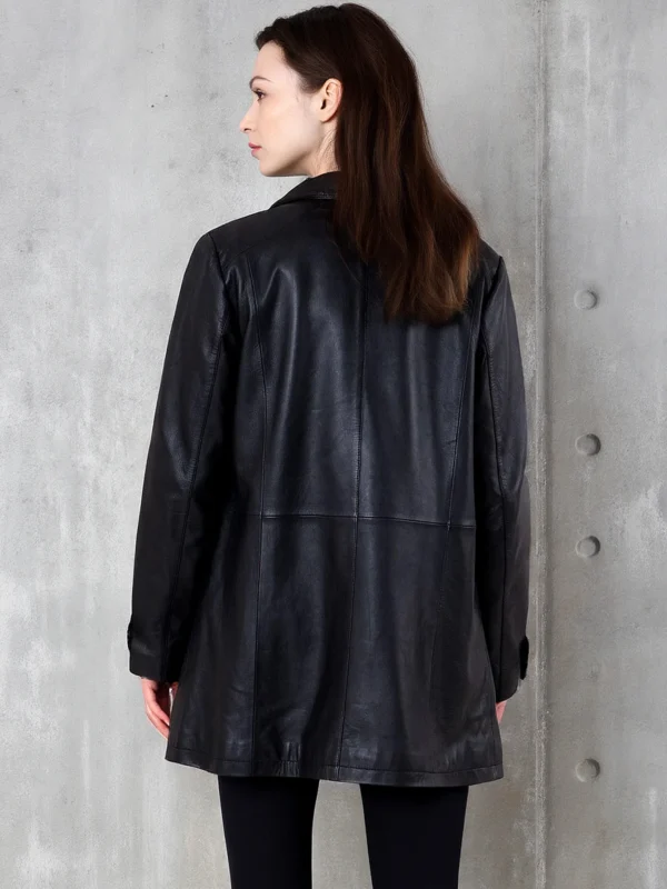 Chic Women's Faux Leather Biker Jacket for Fall & Winter Style