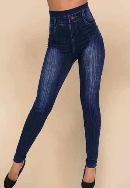 Booty-Lifting Seamless Jeggings - Stretchy High Waist Comfort
